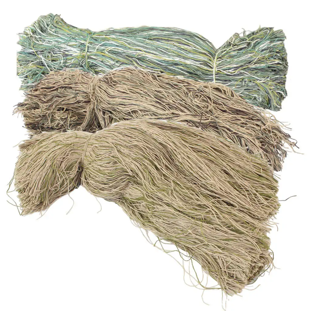 

Ghillie Suit Thread Lightweight Clothing Synthetic Ghillie Yarn for Halloween Party Camo for Jungle Hunting Pants CS Shooting