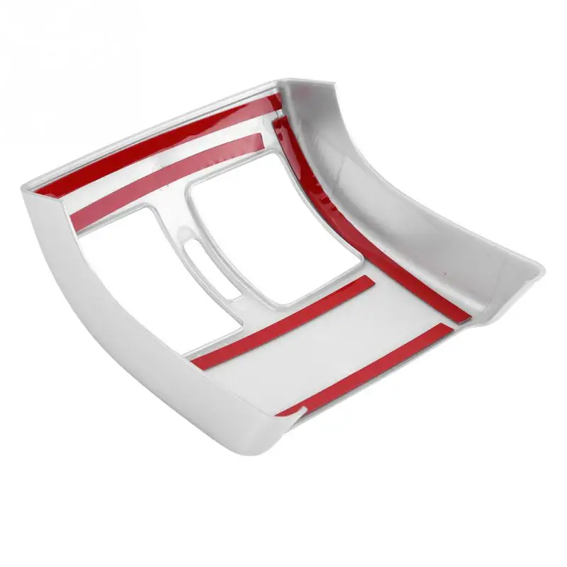 

Silver Chrome Car Interior Rear Air Conditioning Vent Outlet Frame Cover Trim for Mercedes Benz C-Class W204 2008-2013