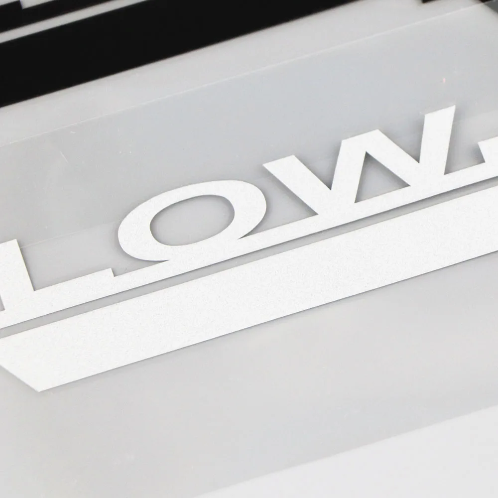 

YJZT 20.2CM*8.2CM Low Key Car Sticker Decal Vinyl Jdm Funny Creative Black/Silver 4A-0076