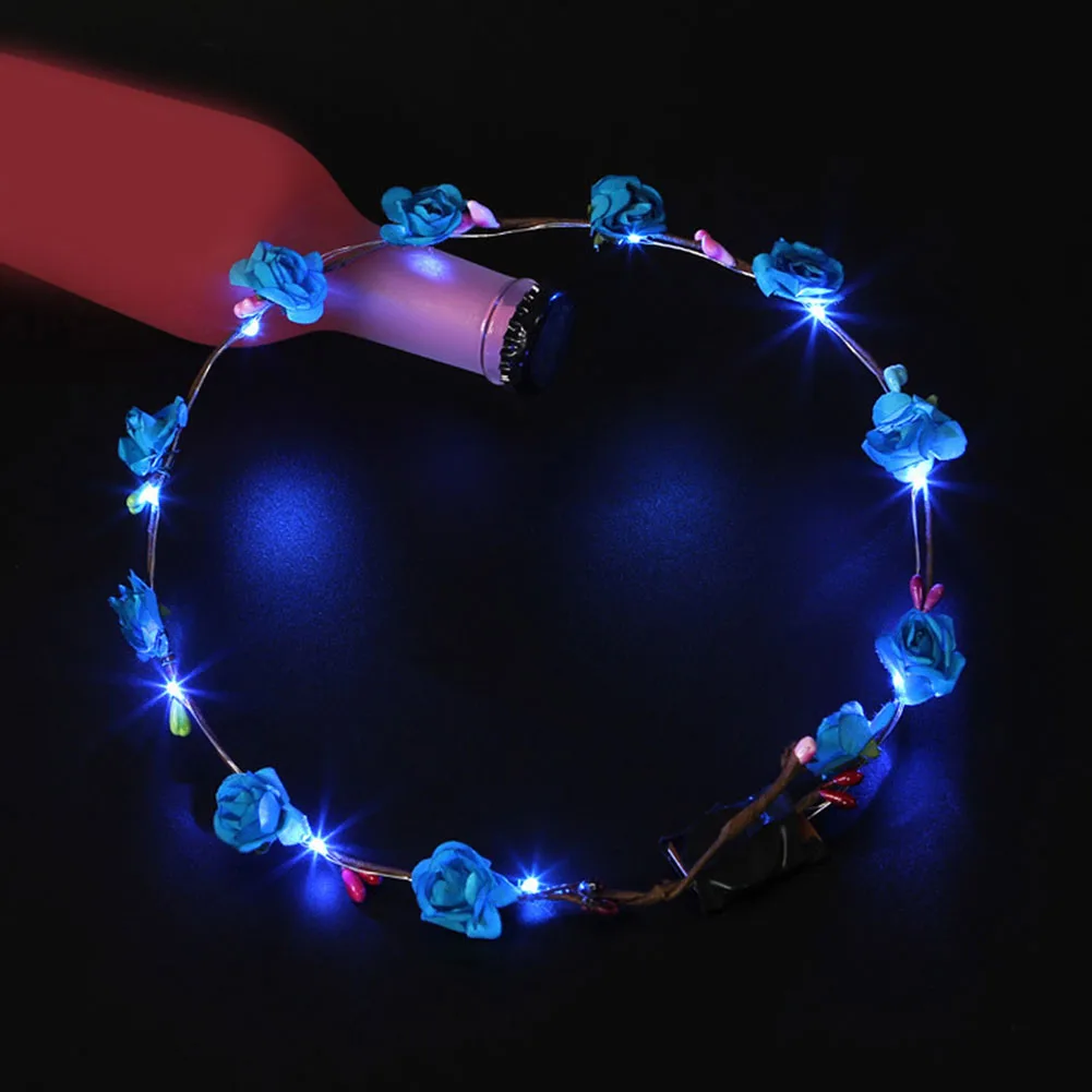 10 шт. светодиодный повязка на голову венок головной убор светильник