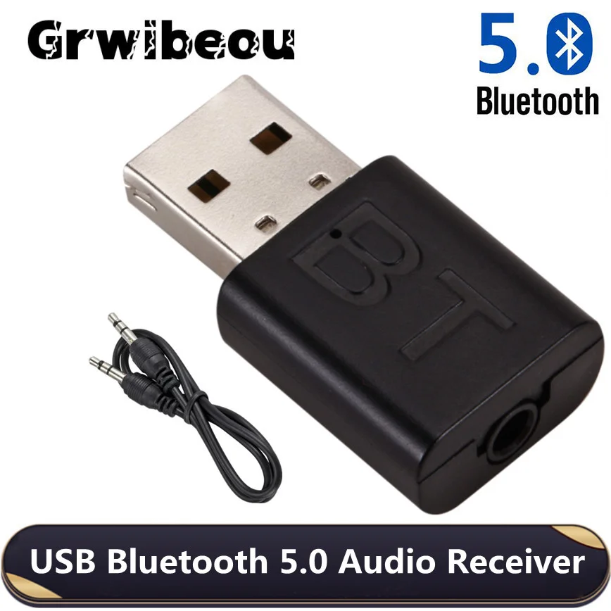 USB Bluetooth 5 0 приемник беспроводной адаптер музыкальный динамик s 3 мм AUX