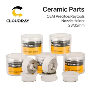 Держатель сопла для керамических деталей Cloudray KT B2  с упаковкой из 5 шт. P0571-1051-00001 для лазерной режущей головки OEM Precitec 28 мм24,5 мм