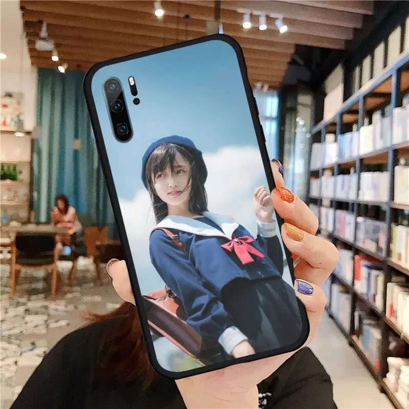 

Pretty beautiful Asian girl Phone Case For Huawei honor Mate P 9 10 20 30 40 Pro 10i 7 8 a x Lite nova 5t