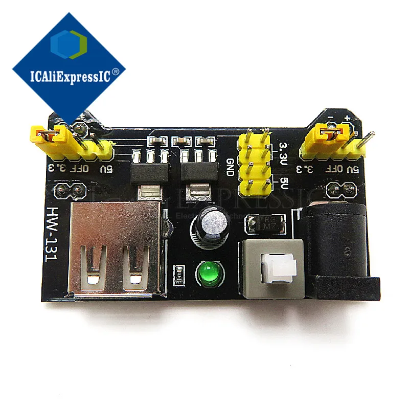 1 шт. MB102 макет Питание модуль 3 V 5V Для Arduino пайки Напряжение регулятор в