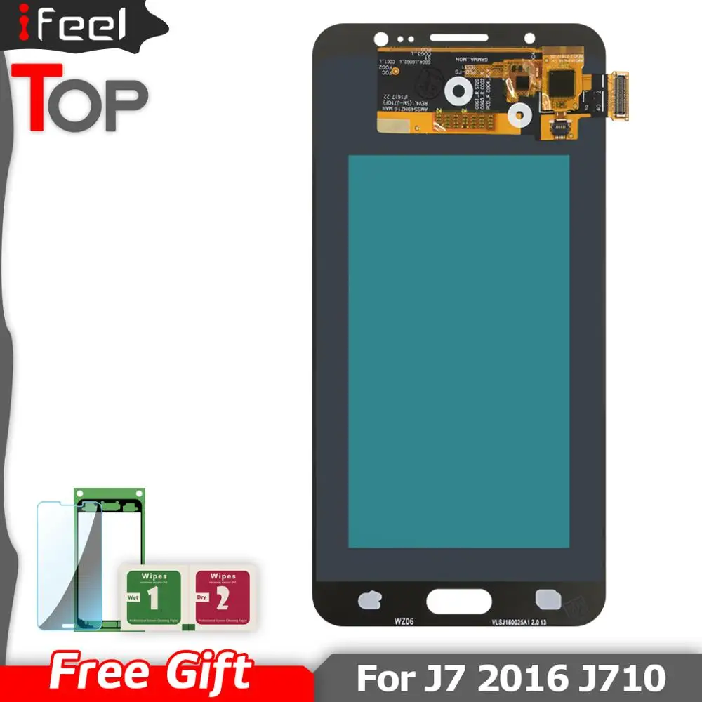 ЖК дисплей AMOLED для Samsung Galaxy J7 2016 J710 J710F J710FN J710M J710Y сменный сенсорный экран с