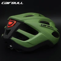 cairbull cycling helmet road bike helmets specialized for men women with usb charging taillight ventilated integrally molded ml
