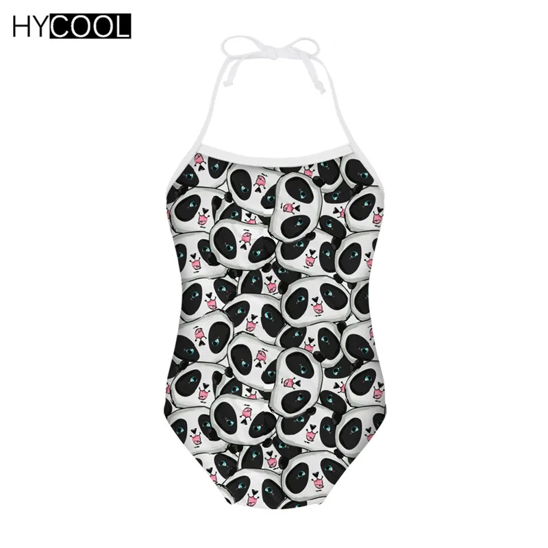 Детский слитный купальник HYCOOL купальный костюм с пандой детская одежда для