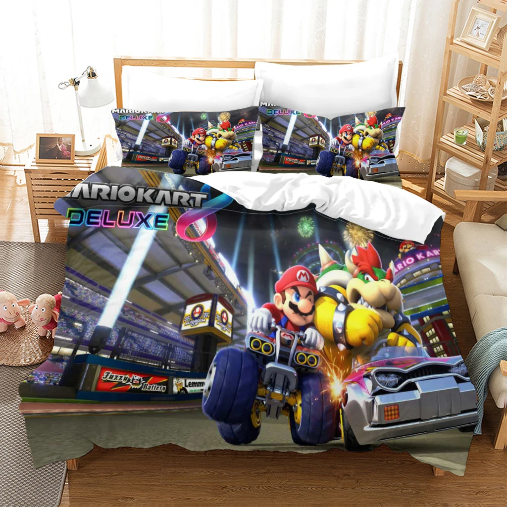 

Home Living Luxury 3D Cartoon Unicorn Print 2/3Pcs Soft Duvet Cover PillowCase Bedding Sets Kids Queen And King EU/US/AU Size