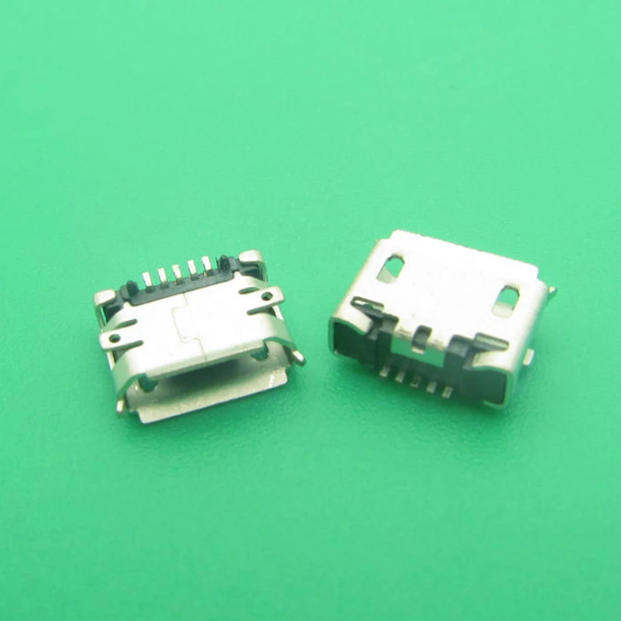 10 шт. миниатюрный 5-контактный разъем Micro USB гнездо постоянного тока для ZTE R518 N600 R516