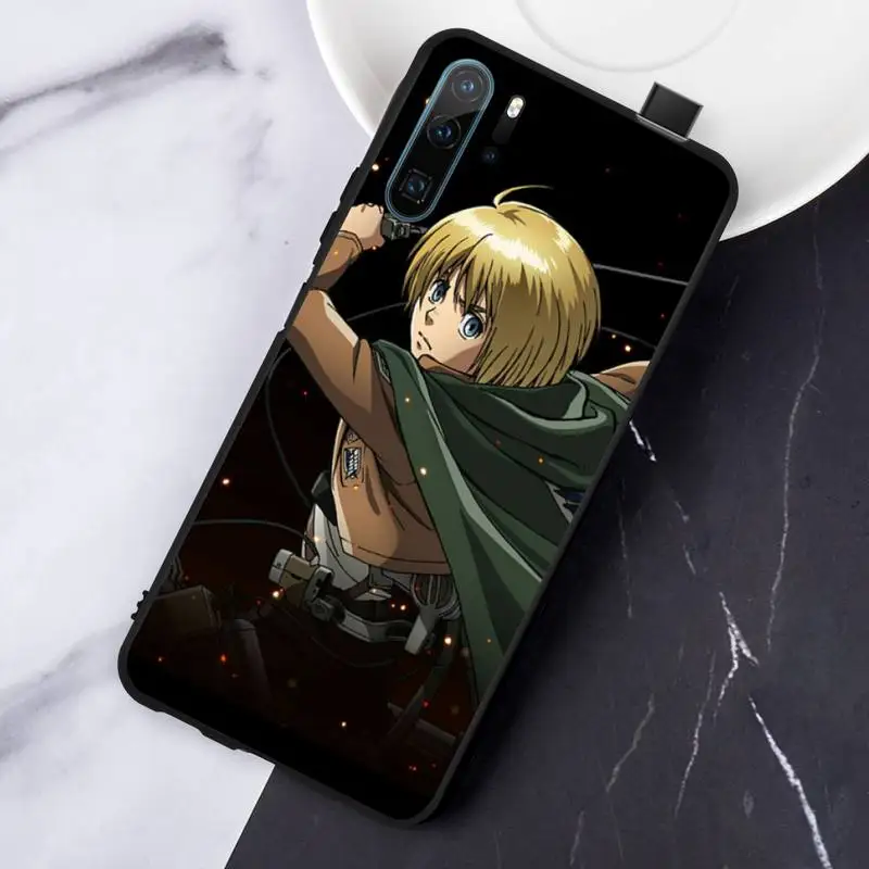 

Armin Arlert Attack on Titan luxury mobile Phone Case shell For Huawei honor Mate P 10 20 30 40 Pro 10i 9 10 20 8 x Lite