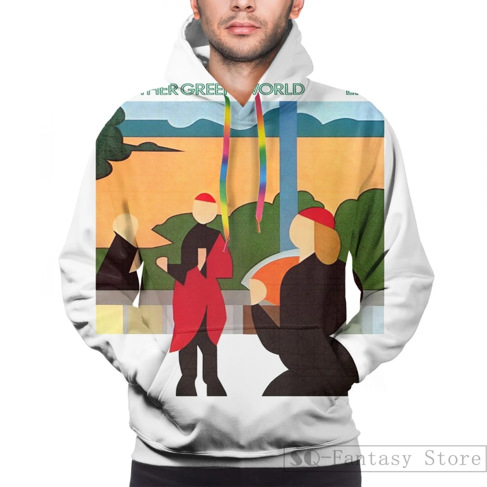 Мужские толстовки свитшоты для Для женщин забавные Брайан Ино другой зеленый мир