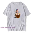 Мужские Винтажные летние футболки для взрослых, без выцветания