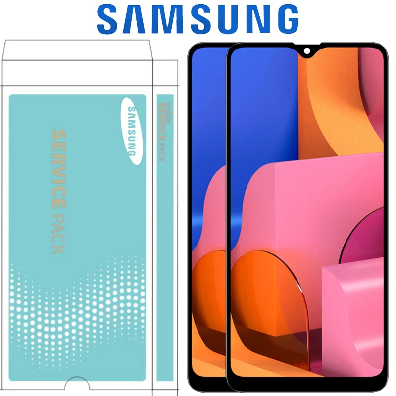 Оригинальный ЖК-дисплей 6 5 дюйма для Samsung Galaxy A20s A207F A207F/DS A207U сменный дигитайзер в