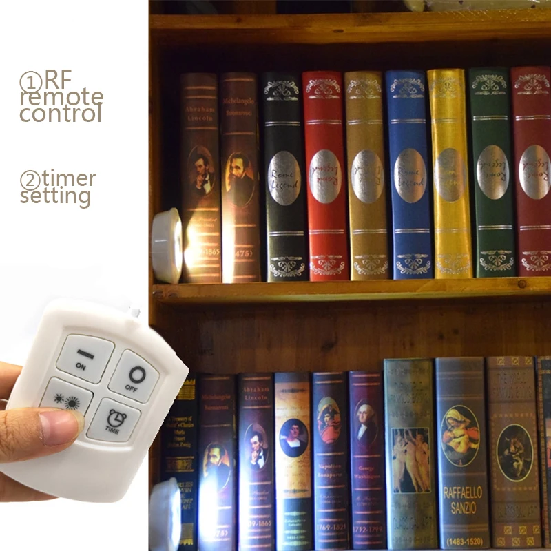 Светодиодный светильник для шкафа 5 круглых ночных ламп на батарейках с