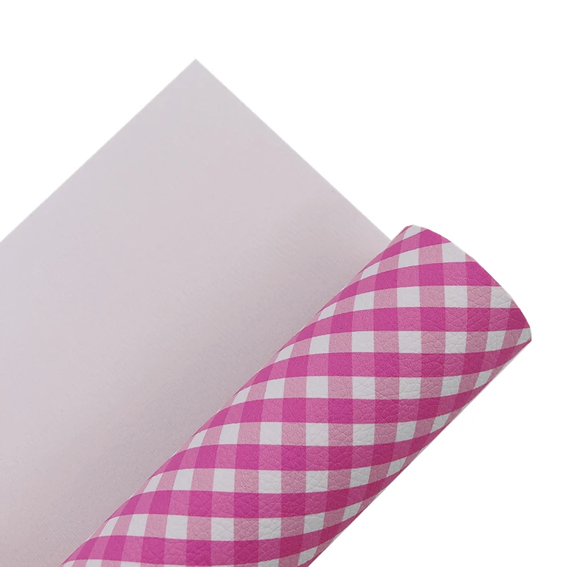 Новый радужный рулон 30x138 см/пастельная гингемовая фуксия мастерская кожевенные листы идеально подходят для аксессуаров для волос в школе, для рукоделия.