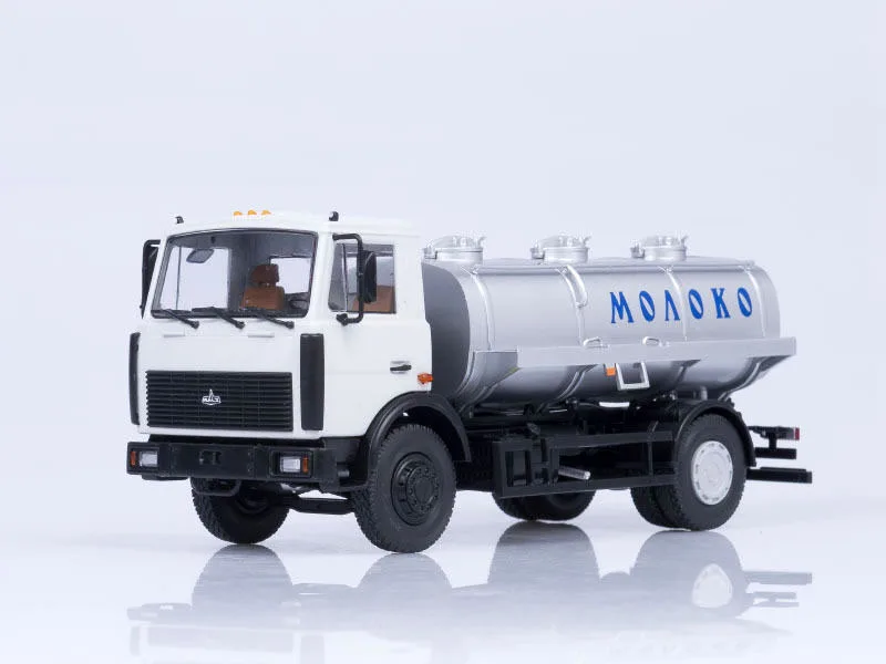 Новый вас Урал AUTOHISTORY 1:43 весы грузовика МАЗ 5337 ACIP 7 до лет молочный аист грузовик