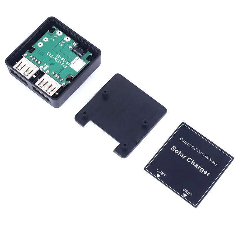 Двойной USB 5V регулятор инвертор DIY Солнечное зарядное устройство солнечная