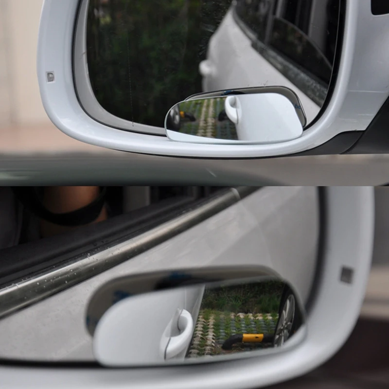 

2PCS/Set 90*32mm Car Mirror Wide Angle Convex Blind Spot Mirror Parking Auto Motorcycle Rear View Adjustable Mirror Accessories