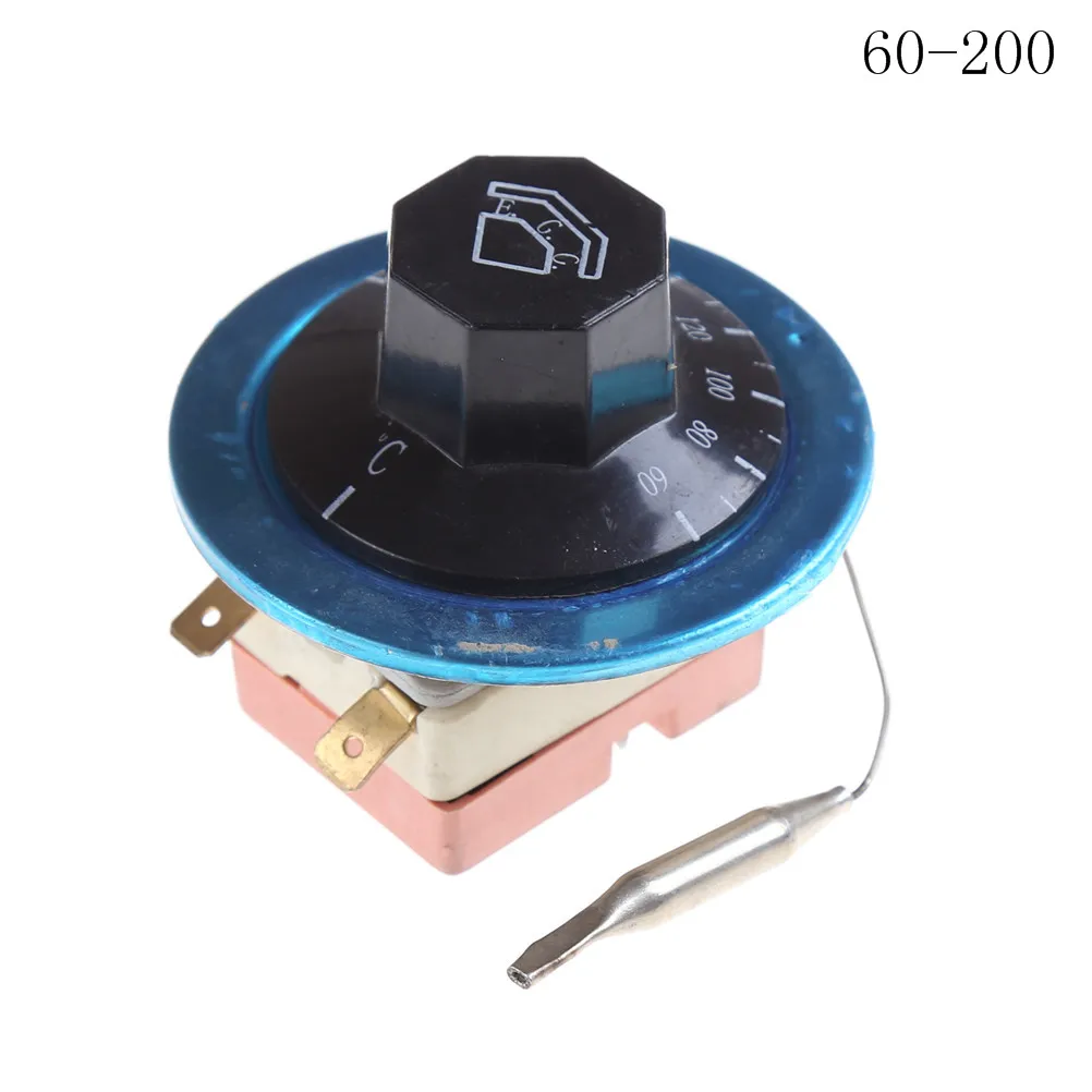 

1PCS black Thermostat Dial Temperature Control Switch for Electric Oven Dial AC220V 16A