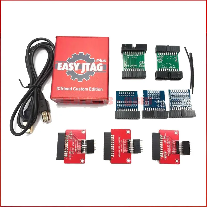 Новая версия 2021 года Φ plus box Easy Jtag + 5 ISP адаптер moorc EASYJTAG /UFI/MEDUSA адаптеры|Детали