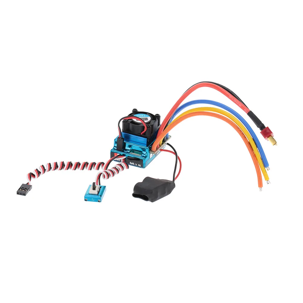 

120A Sensored Brushless Speed Controller ESC for 1/8 1/10 1/12 Car Crawler