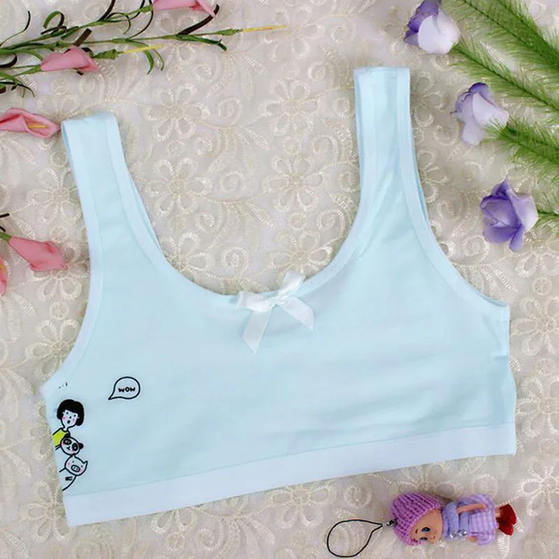 Тренировочный бюстгальтер для девочек спортивный топы детское нижнее белье