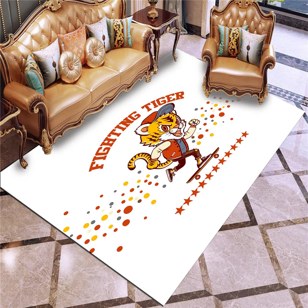 Файтинг Тигр коврик мультфильм Животные напольный для гостиной Домашний