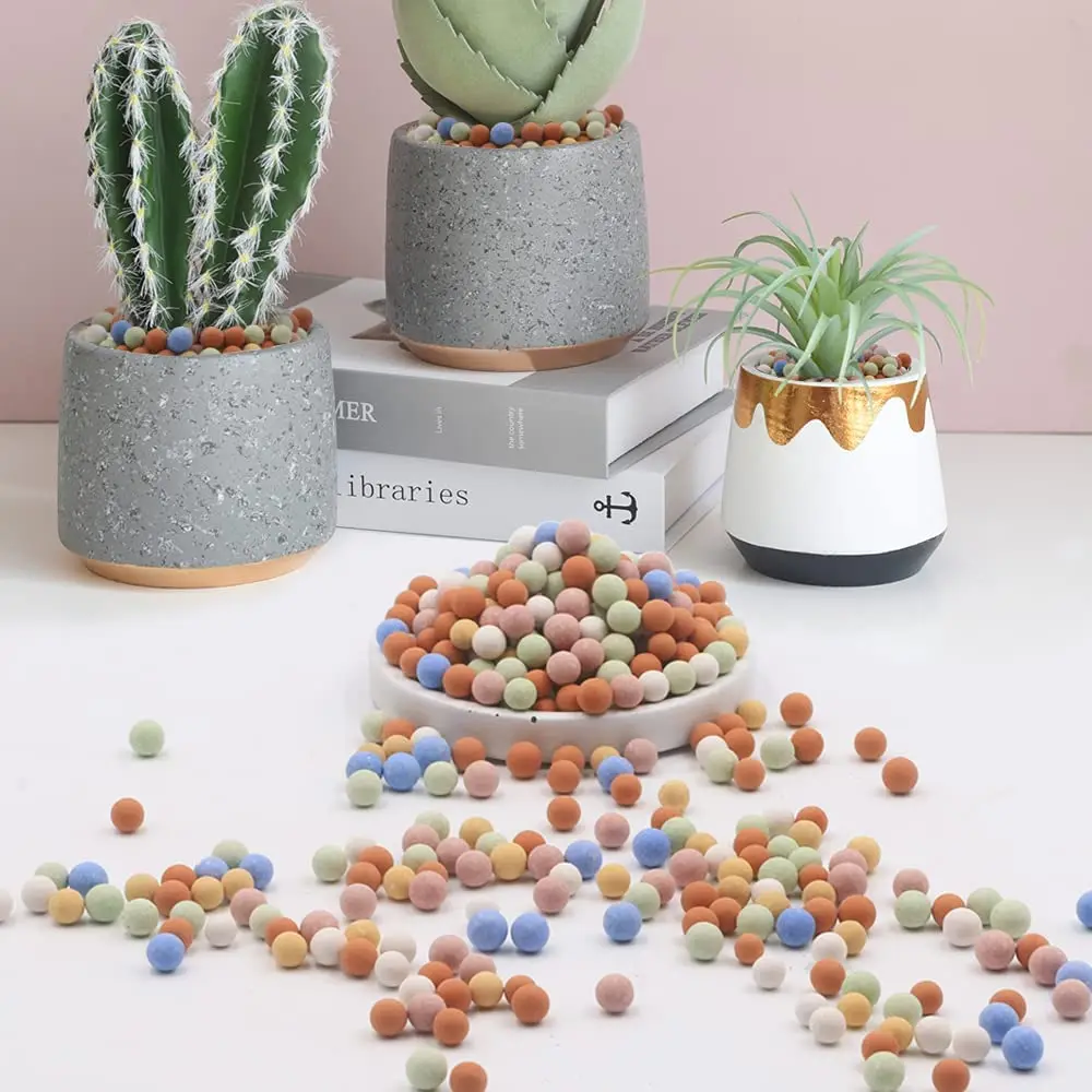 

500g Colorful Ceramsite Hydroponic Succulent Paving Surface Ceramsite Flower Potted Decoration Ceramsite Fish Tank Landscape