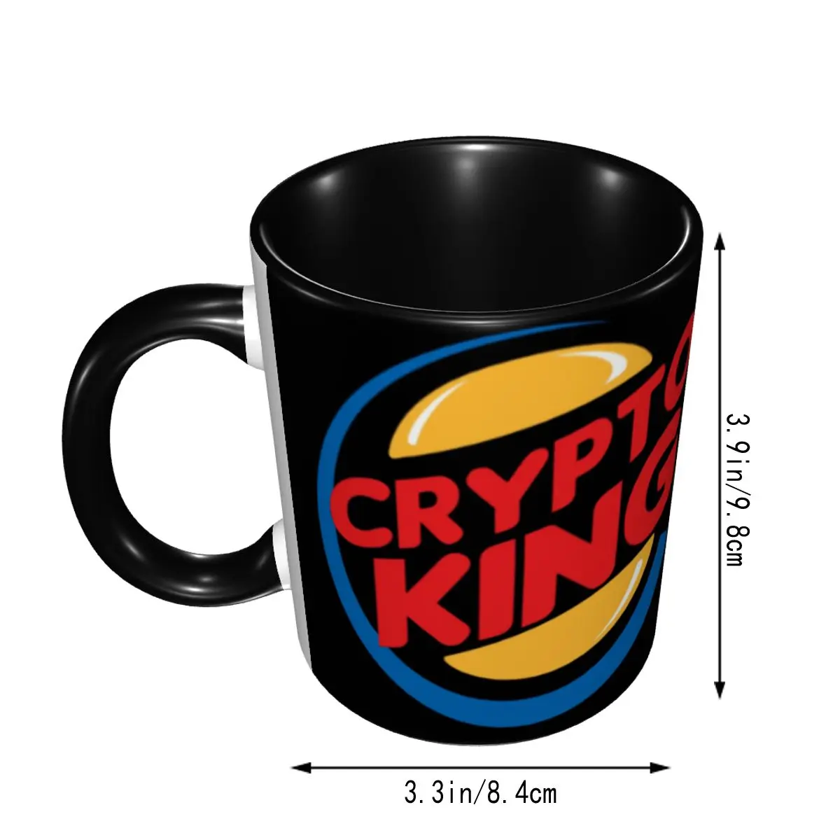 Промо крипто Кинг кружки горячая Распродажа Cup с принтом забавная Новинка Чехол