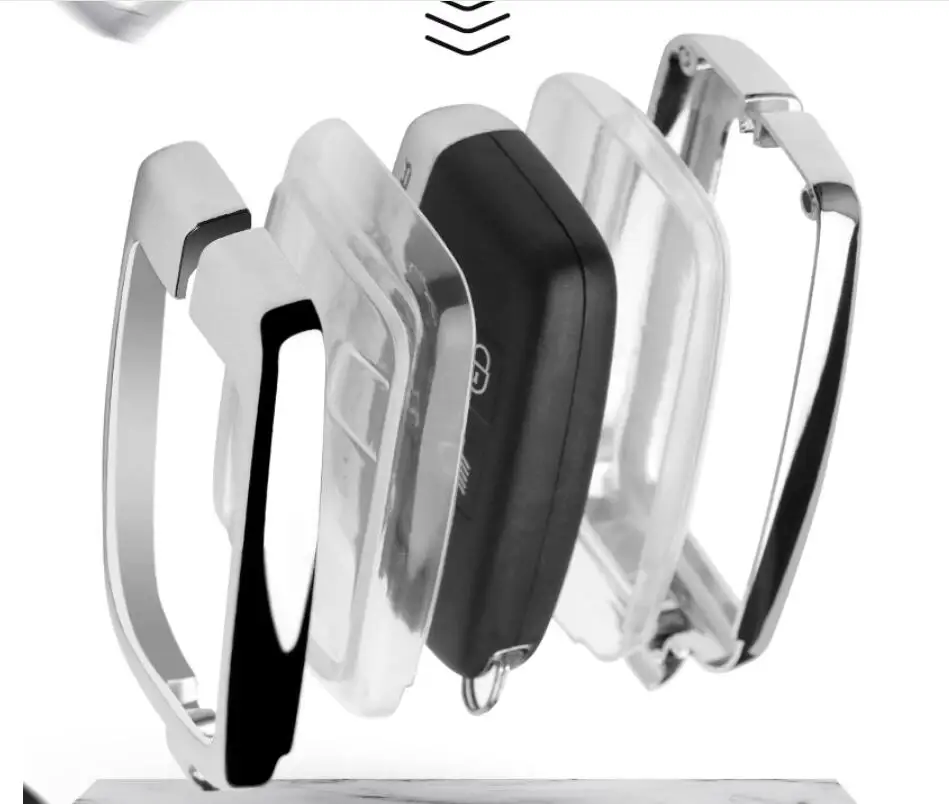 Автомобильный чехол для ключей из оцинкованного сплава ТПУ держатель Land Rover Range