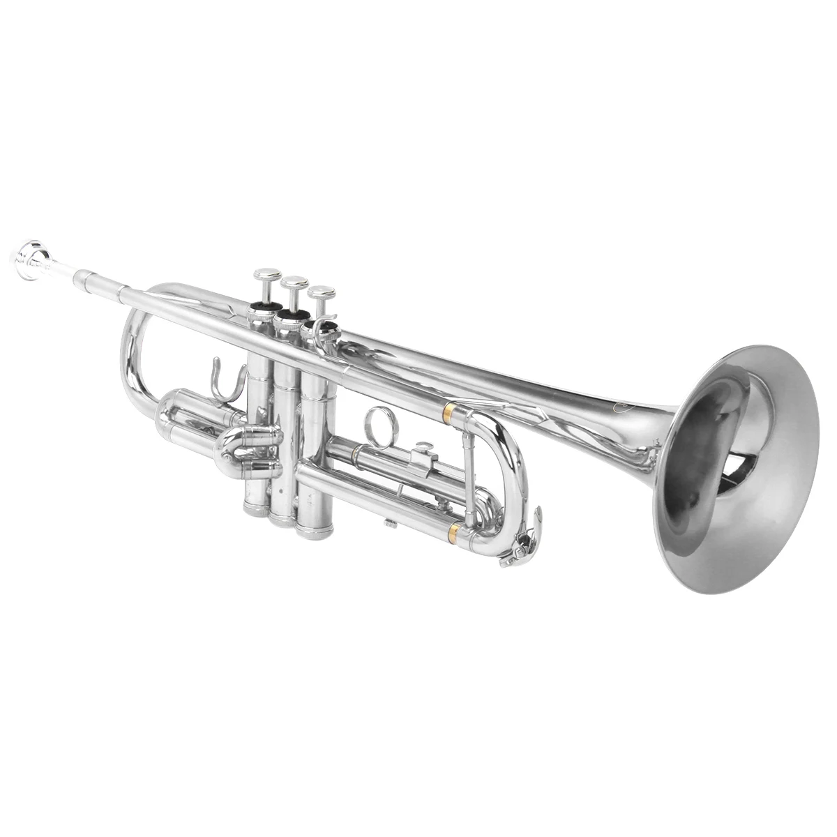 

Professional Brass Bb Flat Musical Trumpet Brass trompeta Exquisite with Mouthpiece Gloves Strap Case