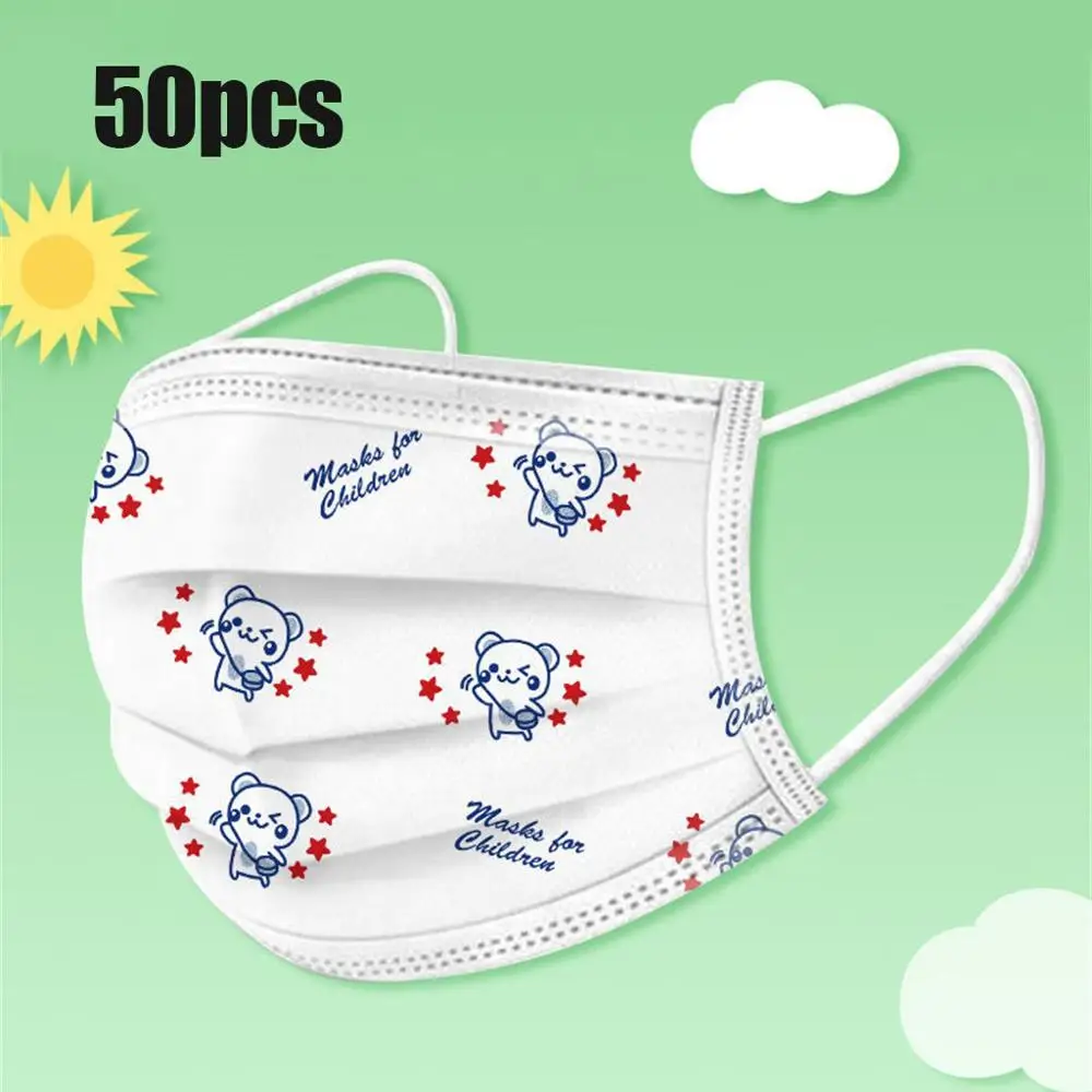 50 шт. одноразовые маски для мальчиков и девочек | Дом сад
