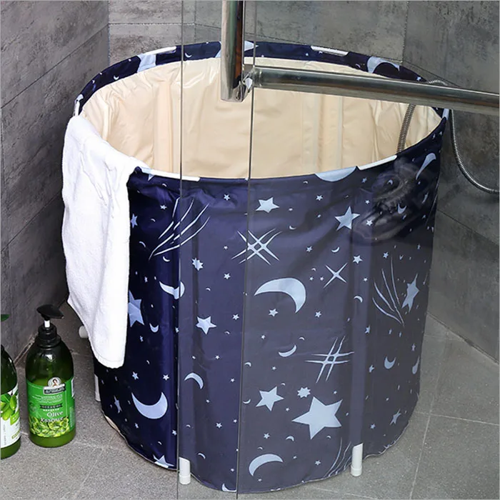 

Bath Barrel Folding Bath Barrel Adult Large Household Bath Barrel Thickening Whole Body Bath Artifact