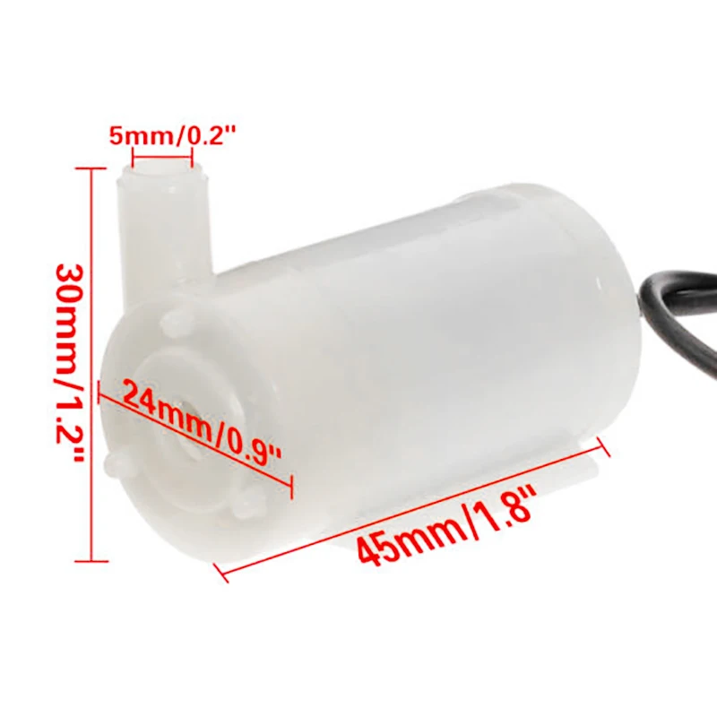 2019 новый бренд 3/4.5V 80-100L/H Бесщеточный Мини Микро погружной амфибия двигатель