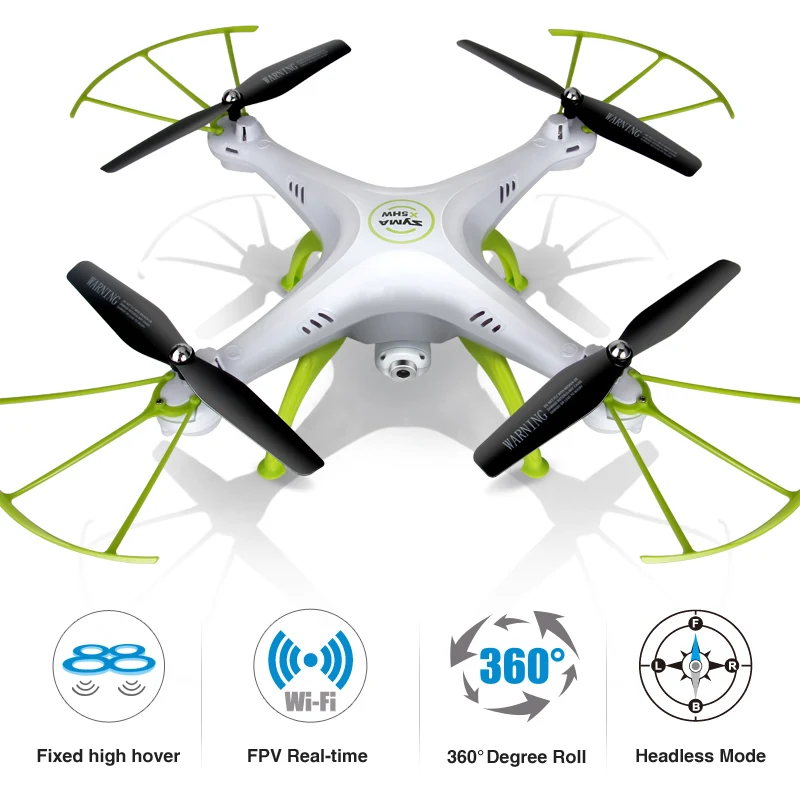 Дрон SYMA X5HW с HD камерой Wi Fi FPV селфи Квадрокоптер Радиоуправляемый вертолет