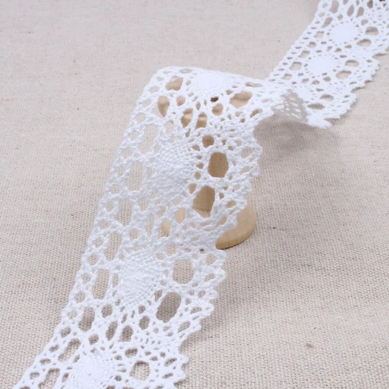 Полая лента из хлопка 4 см 5 ярдов | Дом и сад