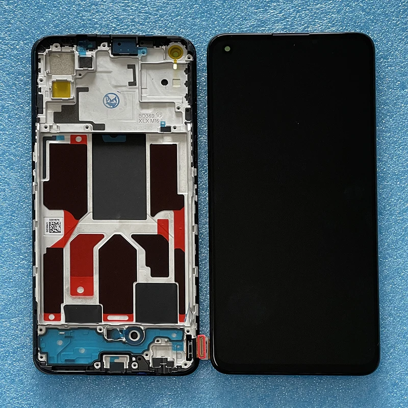 Pantalla LCD Original de 6,43 pulgadas para Oppo K9 PEXM00, digitalizador de Panel t&aacute;ctil, montaje de marco, repuesto-0