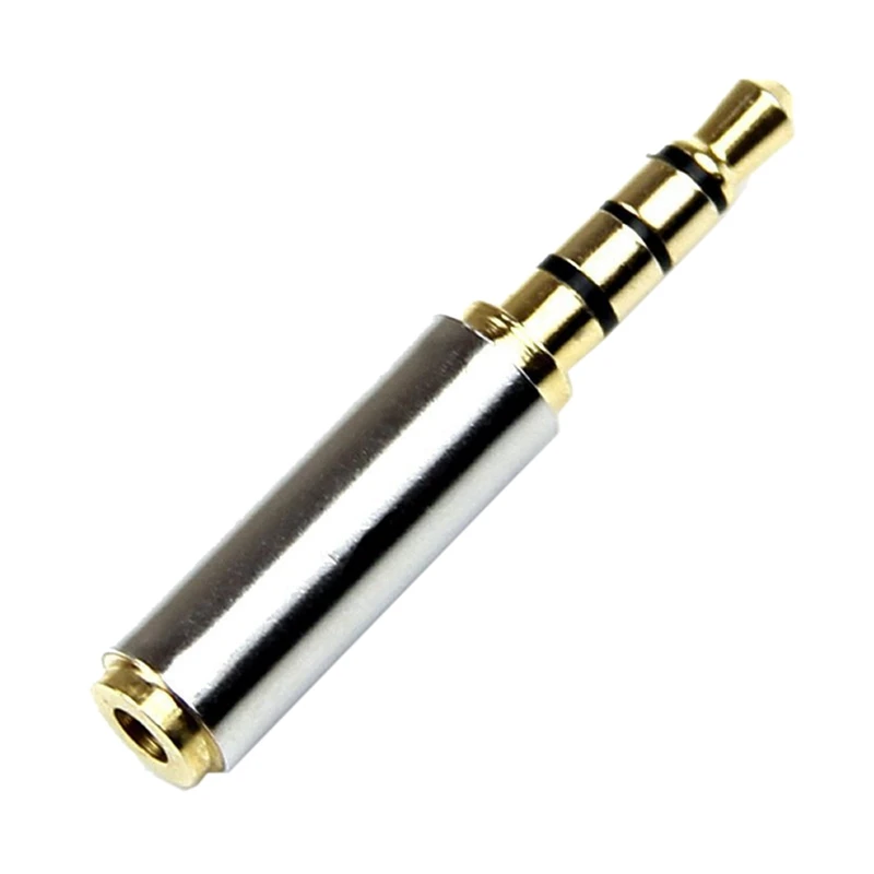 Golden 3.5mm Male to 2.5mm Female Plug Stereo Audio Earphone Jack Adapter Converter | Обустройство дома