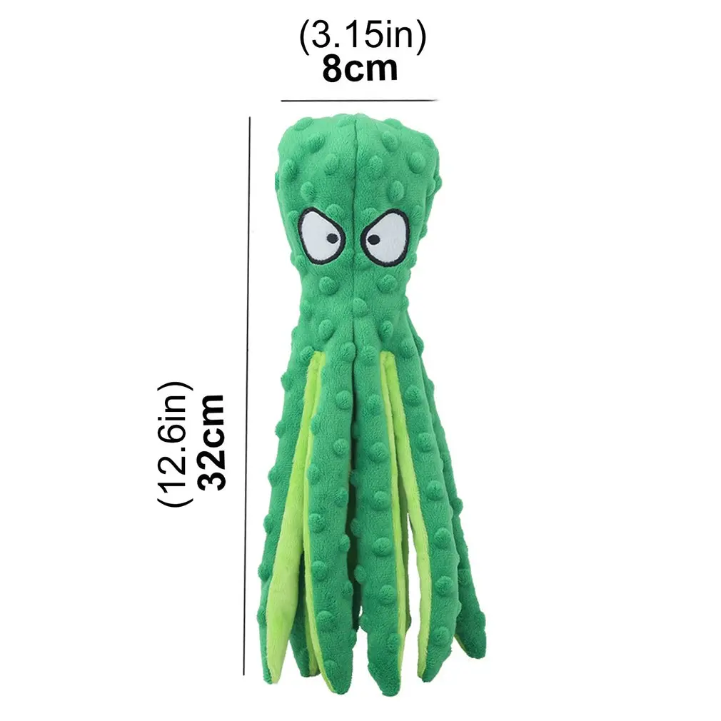 

Dog Chew Toy Squeaky Chew Toy Pet Toys Molar Puppies Toys Octopus Dog Toys IQ Training Toy Protective Furniture Toy Pets' Toys