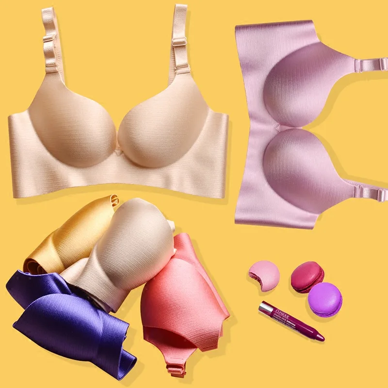 Женский бюстгальтер пуш-ап беспроводной бесшовный для женщин нижнее белье