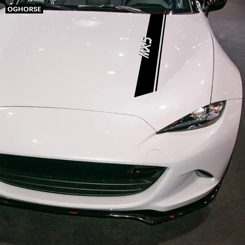 Автомобильный Стайлинг гоночный спортивный автомобиль капот стикер багажник