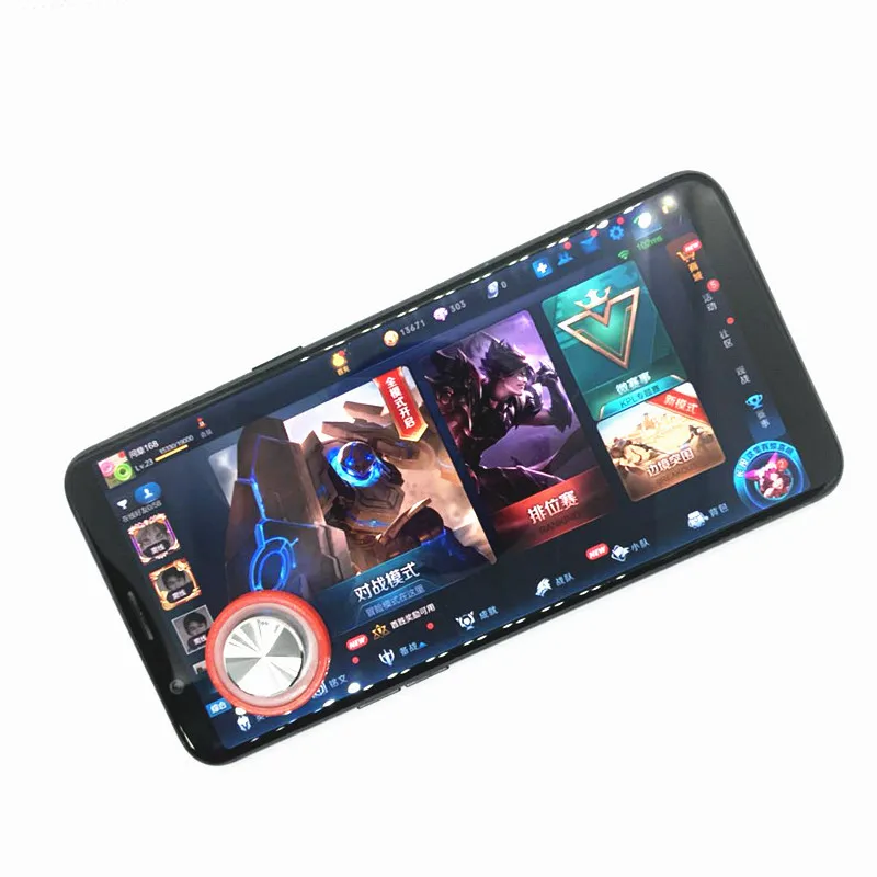 Круглый игровой джойстик, качалка для мобильного телефона, для Iphone, Android, планшета, металлическая кнопка, контроллер для PUBG, контроллер с присоской