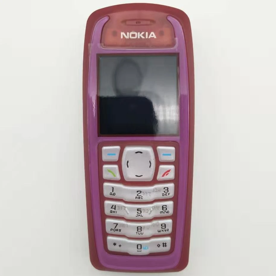 Горячая распродажа~ разблокированный Nokia 3100 GSM бар 850 мАч Поддержка Русская и арабская клавиатура дешевый и старый мобильный телефон - Цвет: Розовый