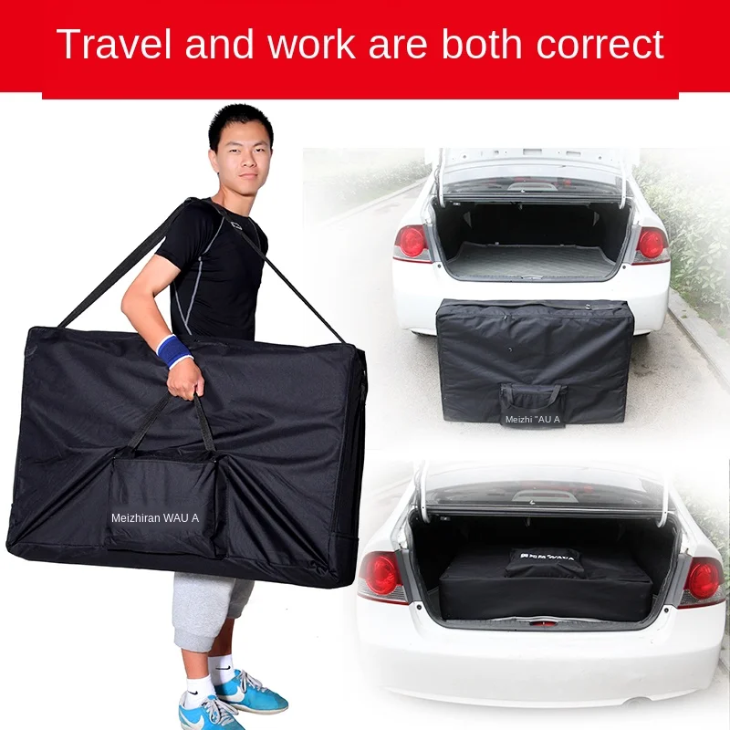 

Foldable massage bed stable load-bearing household portable massage physiotherapy bed breathing hole tattoo beauty bed solid woo