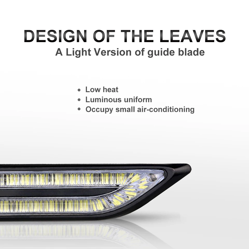 Nlpearl 2x33 SMD дневные ходовые огни для автомобиля, светодиодный, водонепроницаемый, супер яркий светодиодный модуль DRL, автомобильный светильник в сборе, автомобильный Стайлинг 12 В