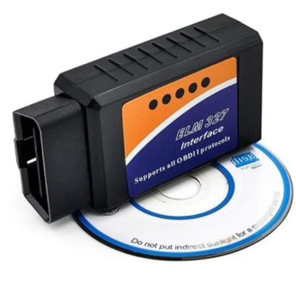 

OBDII Blurtooth-compatible Diagnostic Interface Upgraded Version V1.5 Code Readers Vehicle Car Auto Fault Diagnosis Scanner Tool