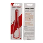 Пищевой пластиковый скребок для чистки языка уход за полостью рта для сохранения свежего дыхательного покрытия очиститель рта гигиеническая щетка инструмент