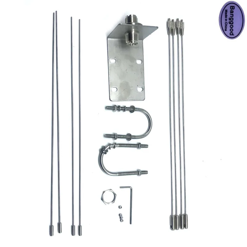 

Nagoya RE-05 Antenna Bracket 10-1300MHz Ground Redical for Mobile Radio SO239-PL259/NMO Plug Connector Antenna Strengthen RE05