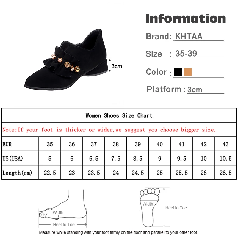 

Autumn Shoes Women Ankle Boots PU Zipper Ladies Ruffles Pearl Shoes Comfort Thick Low Heels Fashion Female Casual Footwear