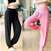 1piece modal loose yoga bloomers wowem dance kung fu wide leg comfortable sports pants fitness exercises pants workout clothing